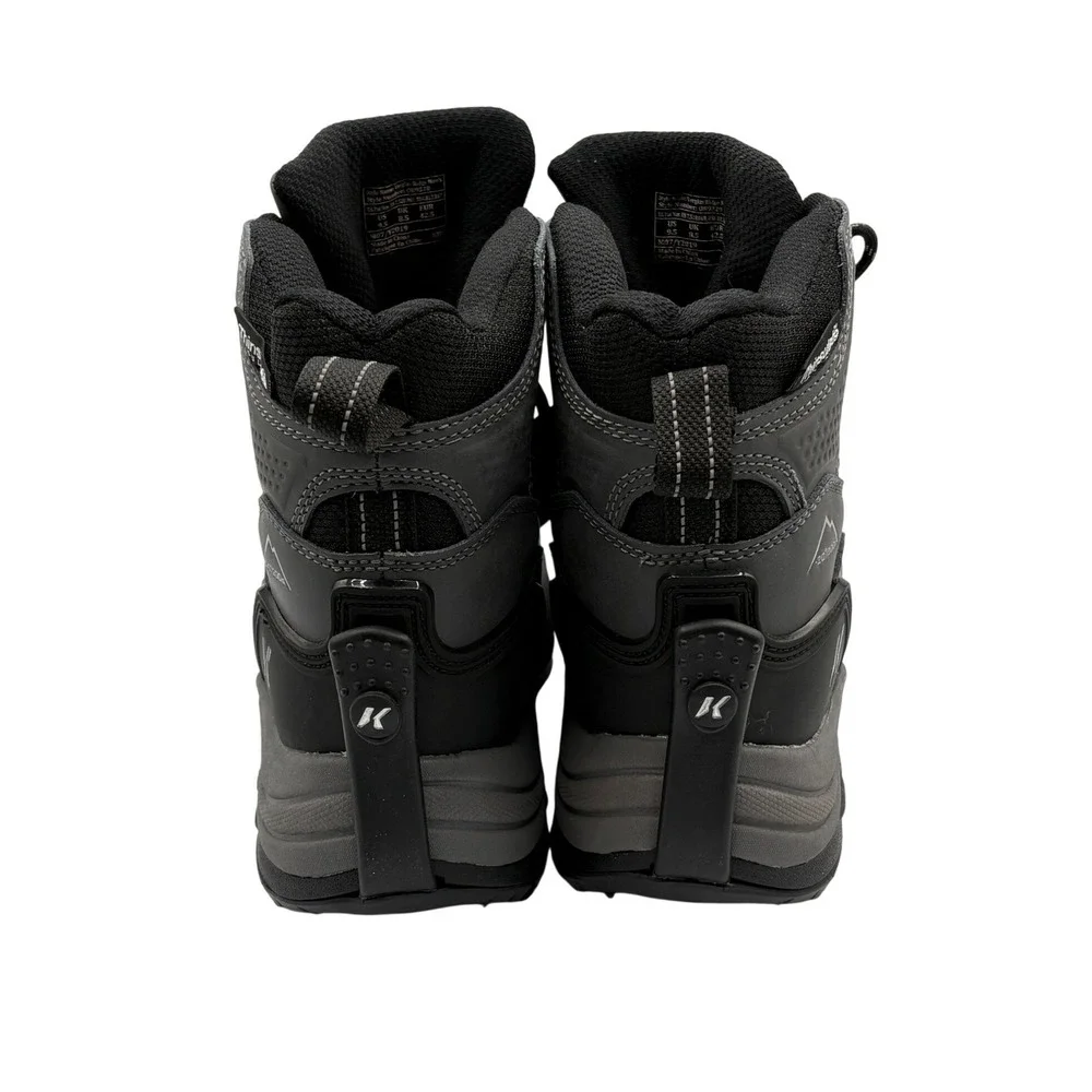 Korkers Tundra Ridge Winter Boots Mens 9.5 Gray New Waterproof Thinsulate 200g